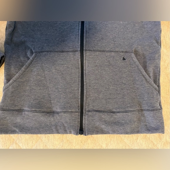 TRAVIS MATTHEW Small Heathered Navy Cloud Fleece Full Zip Hoodie Orig $139 - Picture 9 of 13